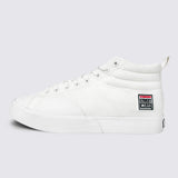 Sneakers montantes en toile - Blanches