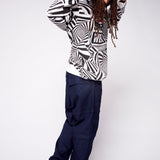 OLI - Pantalon coupe ample avec ourlets ajustables - Denim Indigo