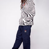 OLI - Pantalon coupe ample avec ourlets ajustables - Denim Indigo