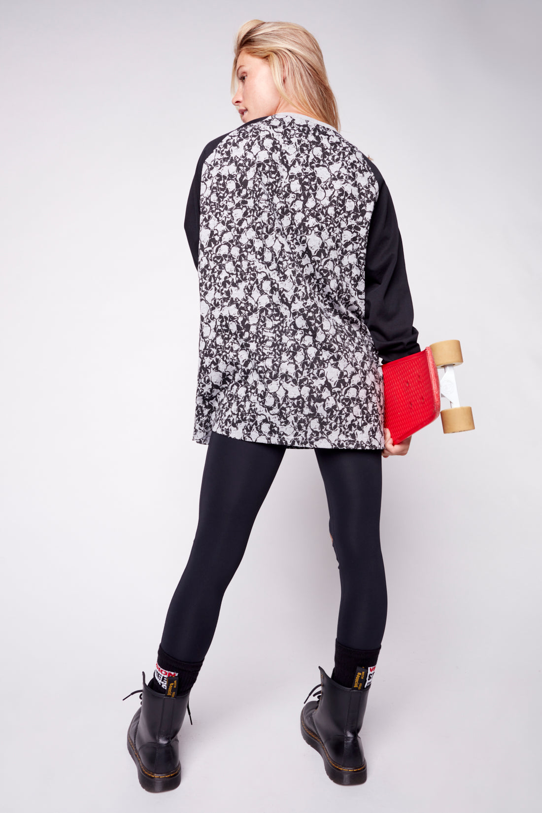 Vision Street Wear Aop Skull T-Shirt Black