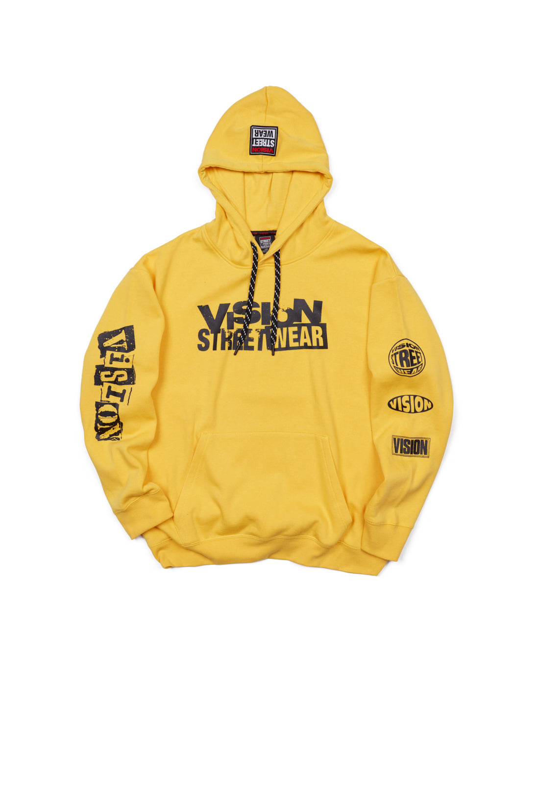 Vision Street Wear Team Logo Hoodie Yellow