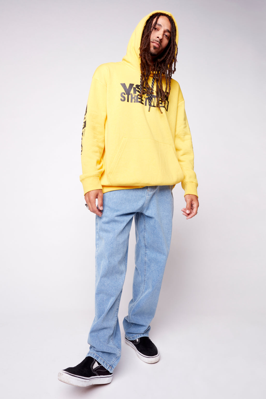 Vision Street Wear Team Logo Hoodie Yellow