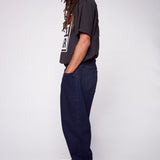 BOYCHIK - Pantalon 5-poches coupe ample - Denim Indigo