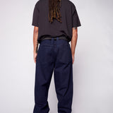 BOYCHIK - Pantalon 5-poches coupe ample - Denim Indigo
