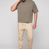 JAGGER - Jogger Classique 5 Poches French Terry - Tan
