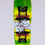 Double Vision Skateboard Deck - 9.5"X32.5" - Lime Stain