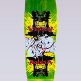 Double Vision Skateboard Deck - 9.5"X32.5" - Lime Stain