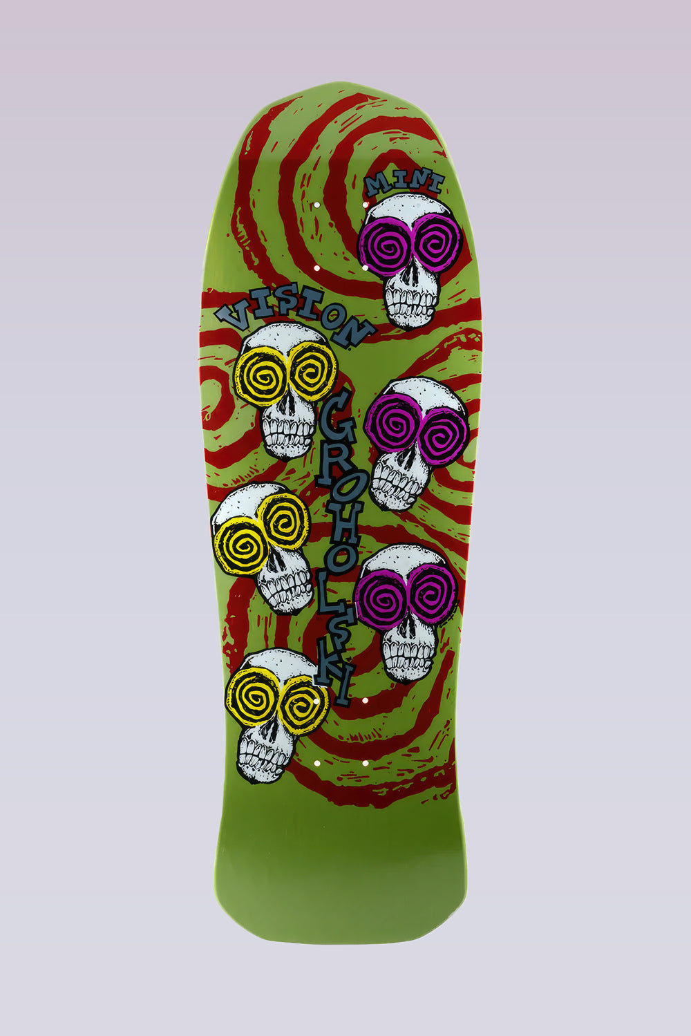Groholski Skeleton Mini Deck - 9.75"X30" - Green