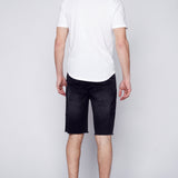 KRAVITZ - Mens Shorts With bellowed Cargo pockets - Vintage Black