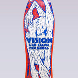 Lee Ralph - Modern Concave Skateboard - 10.25"X30.75" - Red Stain/White