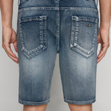 PHOENIX - Short Moto Pour Homme - Flex Denim - Bleu Clair