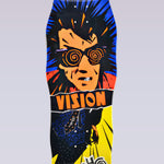 Psycho Stick - Modern Concave Skateboard Deck - 10"X29.75" - Blue/Yellow