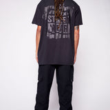 T-shirt avec logo d’épingle de sécurité- Noir