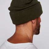 Tuque à revers avec écusson large à logo- Armée