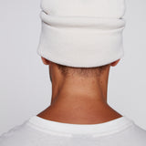 Tuque à revers avec écusson large à logo- Os
