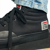 Sneakers montantes en toile - noires