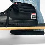 Sneakers montantes en toile - noires
