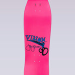 Joe Johnson Scissors Skateboard Deck - 9.5" x 32" - Pink Dip
