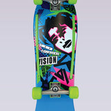 Skateboard complet original MG - 10"x30" - Bleu
