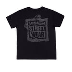 Vision Street Wear Safety Pin Logo T-Shirt Black