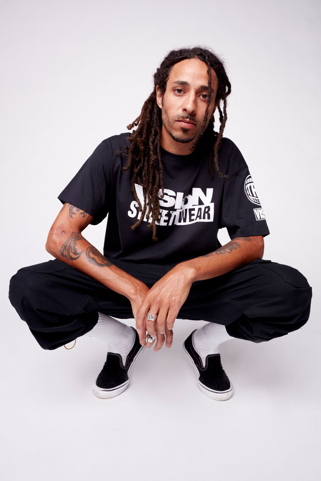 Vision Street Wear Team Logo T-Shirt Black