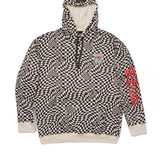 Vision Street Wear Broken Checks Hoodie Bone