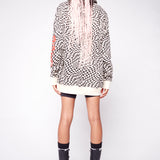 Vision Street Wear Broken Checks Hoodie Bone