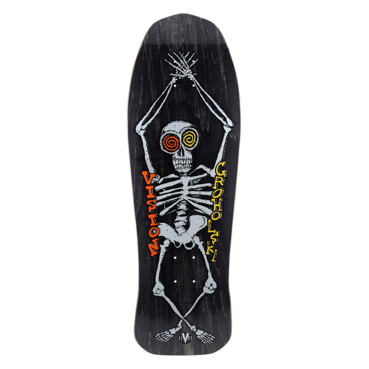 Vision Groholski Skeleton Deck - 10.25"x30" / Black Stain